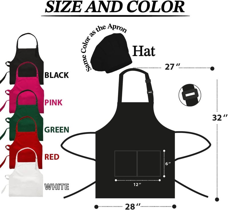 Handmade Chef Apron with Custom Name, Personalized Gifts for Men, Gifts for Women, Aprons for Women with Pockets, Valentines Day Gifts, Father's Day Gifts, Christmas Gifts, Anniversary, Mother's Day Gifts - Image 5